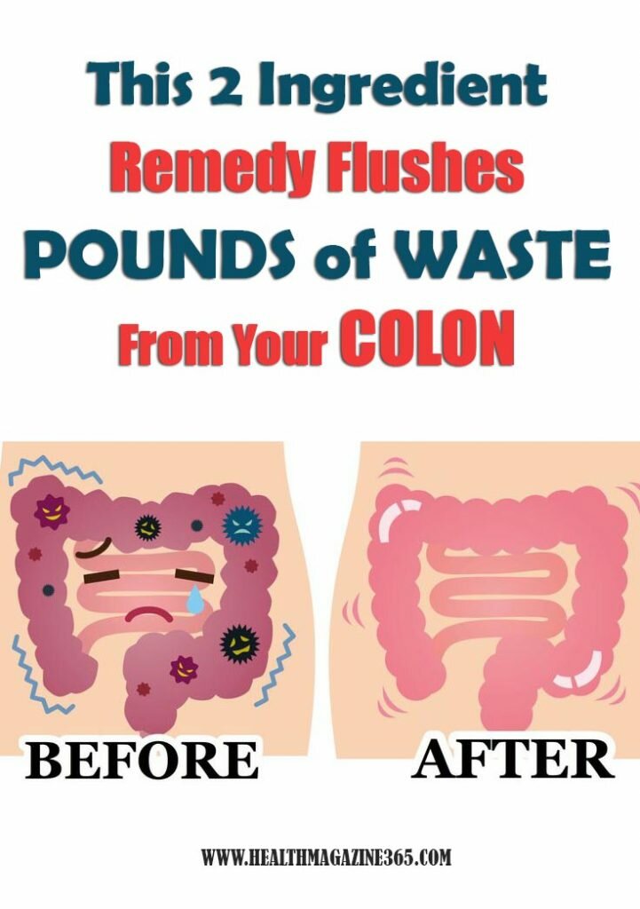 This 2 Ingredient Remedy Flushes POUNDS of Waste From Your Colon