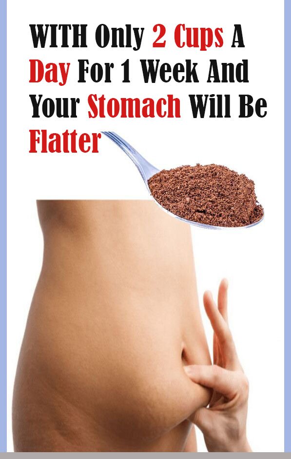 WITH Only 2 Cups A Day For 1 Week And Your Stomach Will Be Flatter